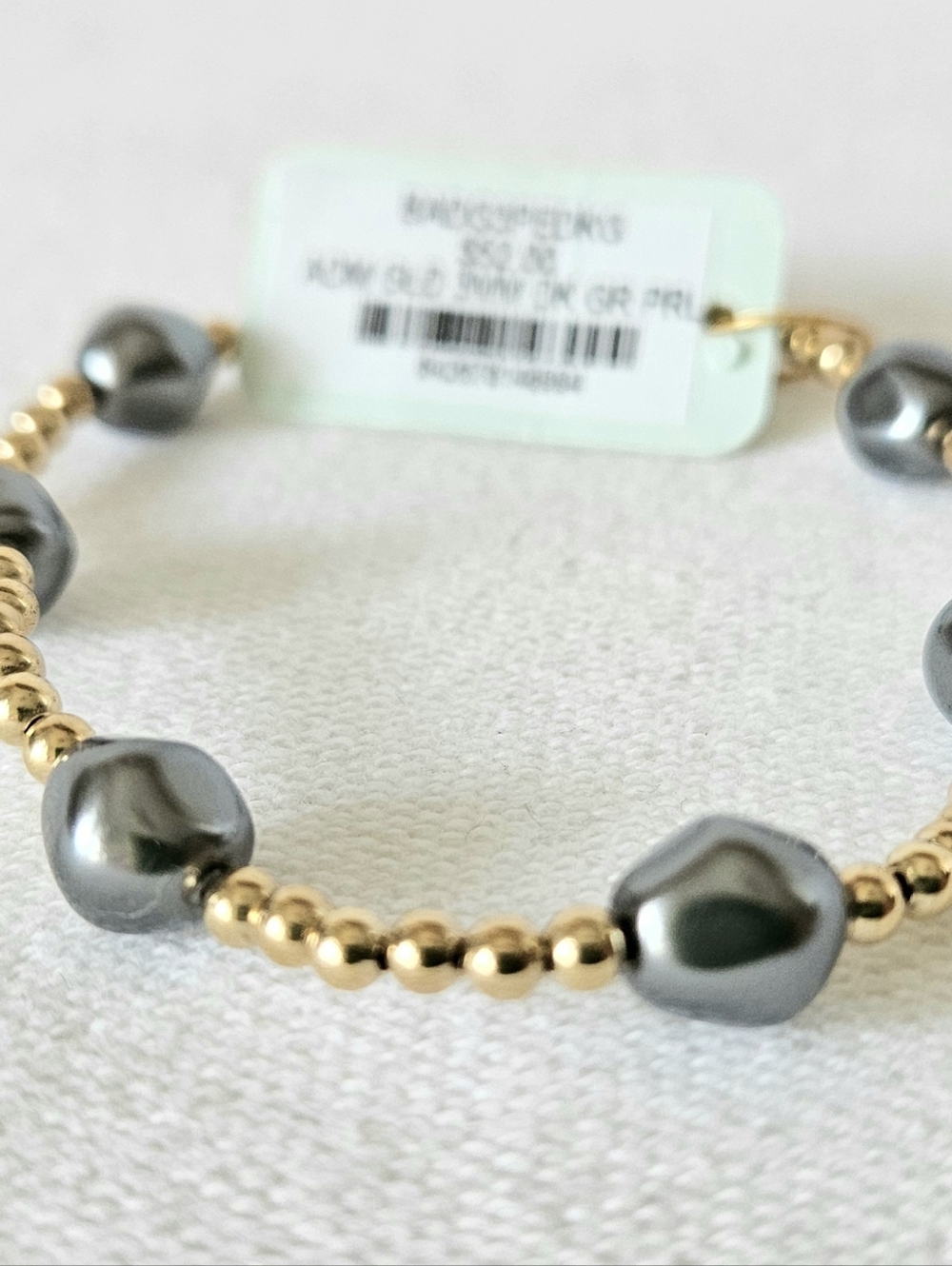 🐦‍⬛Enewton Admire Dark Grey Pearl Bracelet